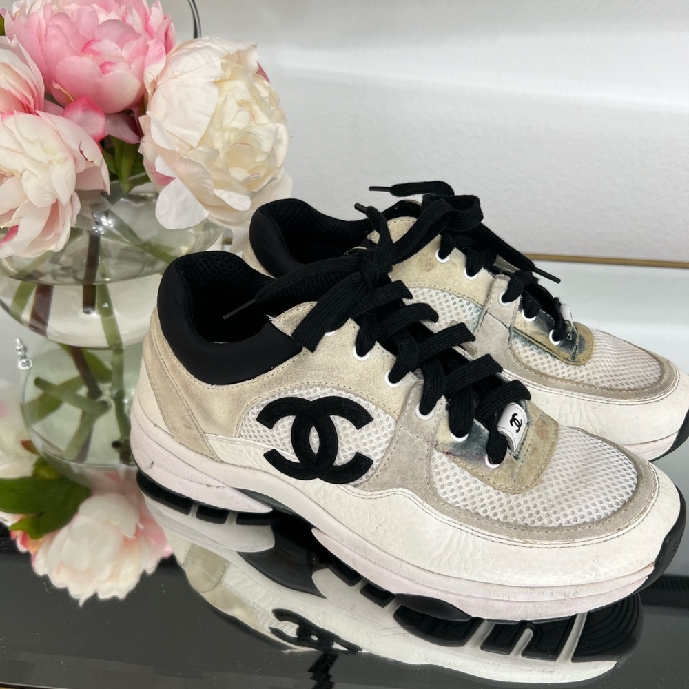 Chanel Sneakers White/Black